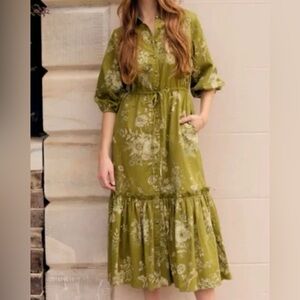 BNWT Olivia by Livro Evergreen Dress in XS $50
